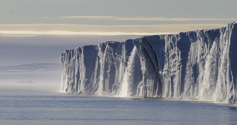 Glacier Bråsvell (Bråsvellbreen) au Svalbard